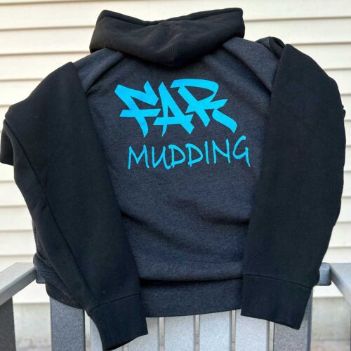 far mudding hoodie back